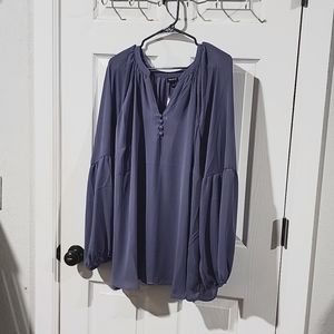 Long Sleeve Lavender Blouse